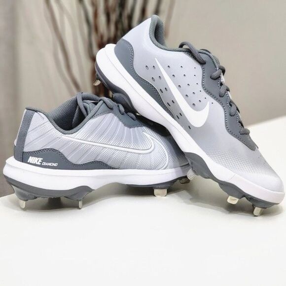 NEW! Men's Nike Alpha Huarache Varsity 4 Low Baseball Cleats / Size 7 - Picture 5 of 11
